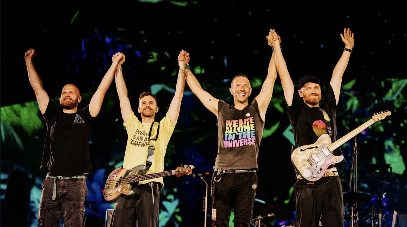 Coldplay’s biggest-ever concert held in Ahmedabad’s Narendra Modi Stadium.